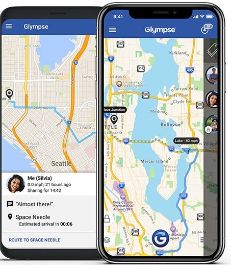 compartilhar a localização entre iPhone e Android