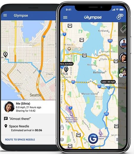 app to share location between iphone and android