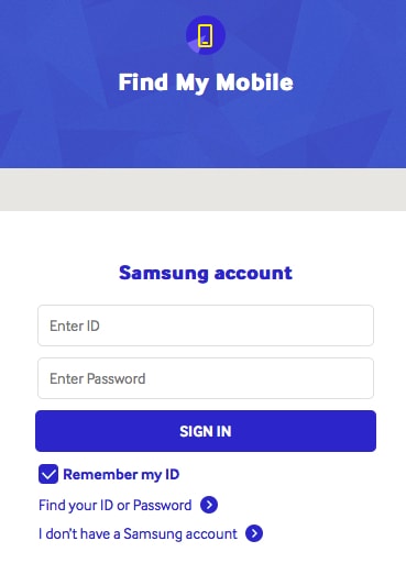 how can i track my lost phone using Find my Mobile by Samsung