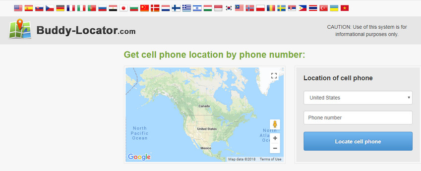 ver la ubicación del telefono Android del niño desde nuestro iPhone utilizando Buddy Locator