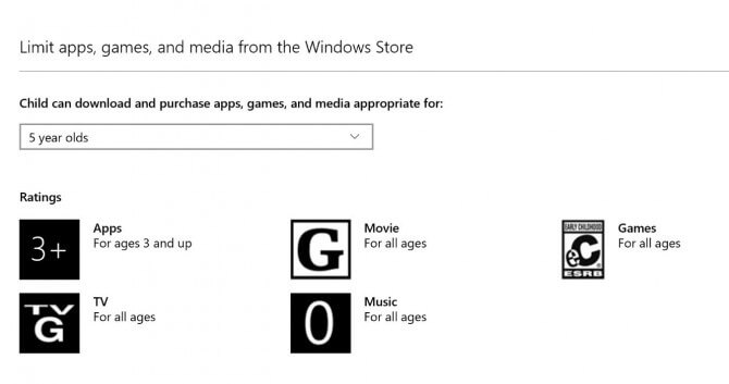 block apps or games on Windows 10