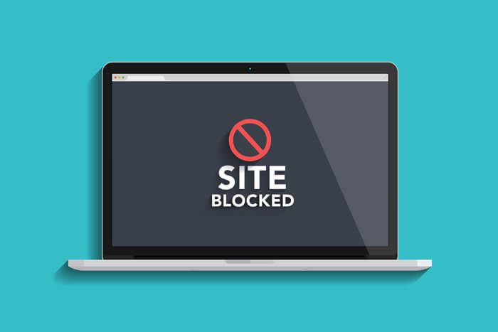 blocco del sito web