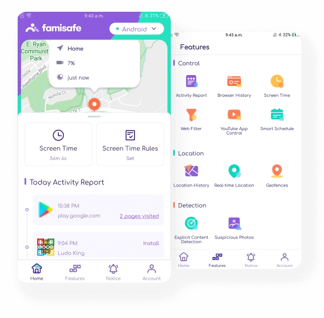 FamiSafe: Android & iPhone parental controls