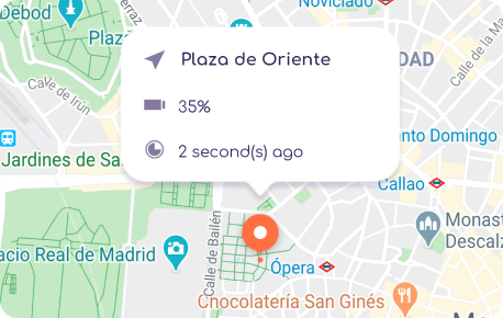 rastreo de ubicación en tiempo real