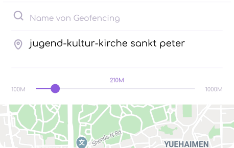 set safe geofences