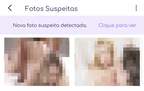 veja fotos suspeitas no celular