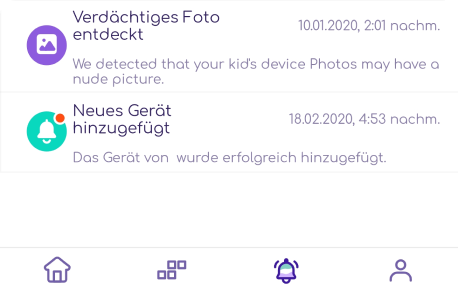 receive alerts for suspicious photos