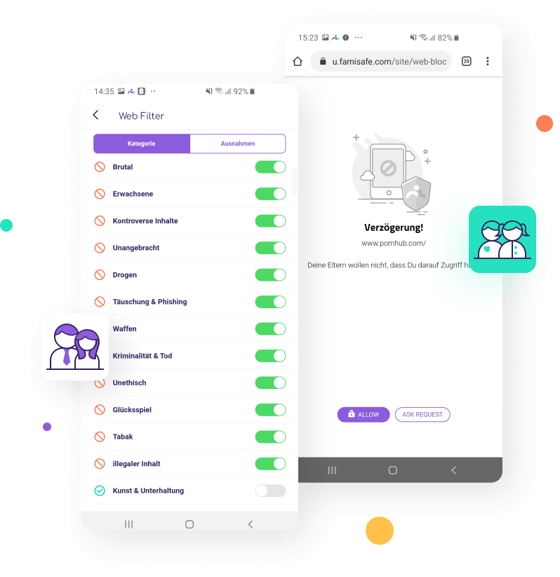  Filter and block websites on Android & iOS with FamiSafe
