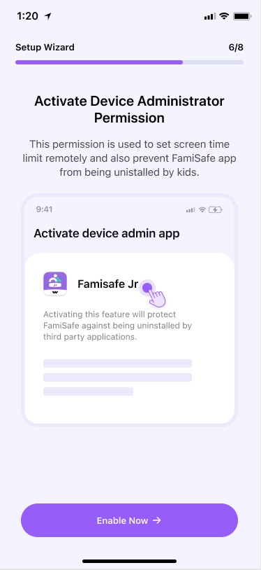 how to set up parental controls on iphone with FamiSafe