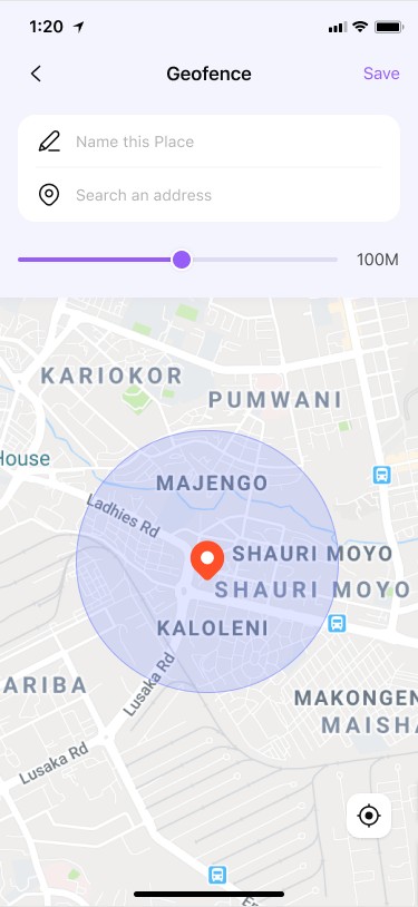 FamiSafe geofence