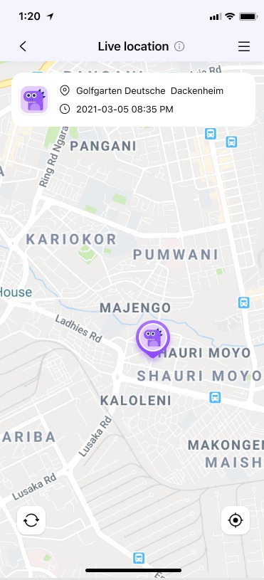 Check Live Location of Kid