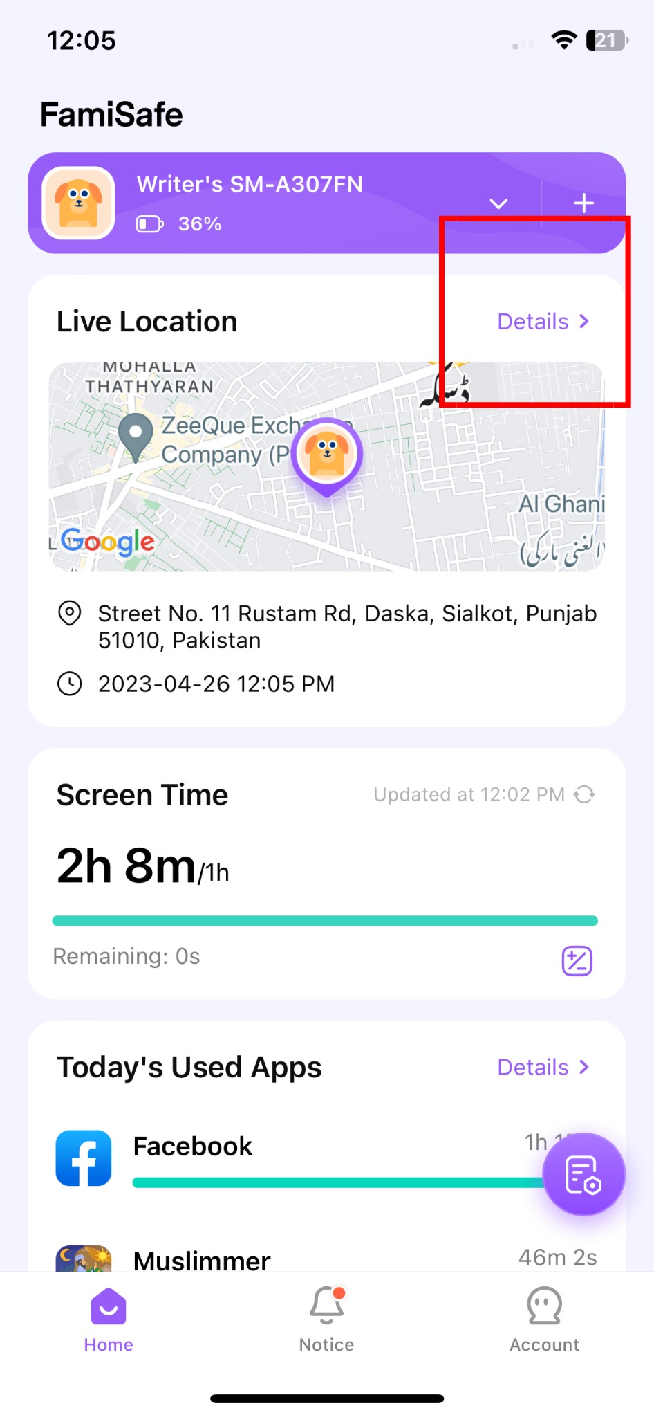 Location History feature