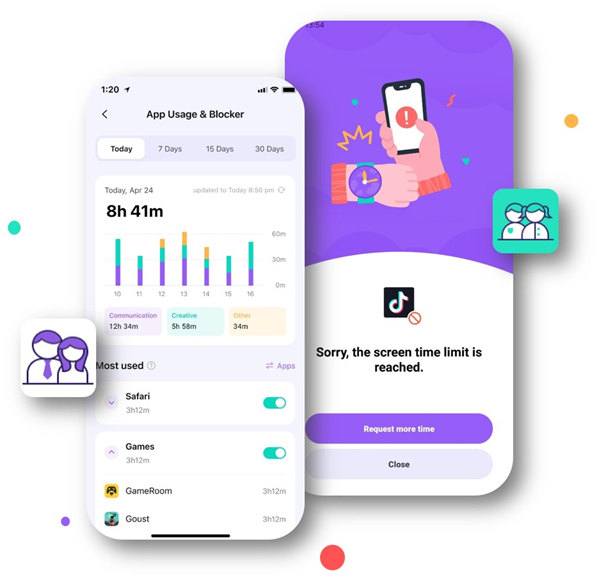 Kid phone deals monitoring app