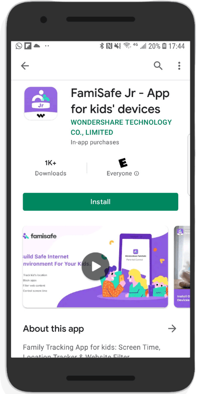 Download Install FamiSafe App From App Store Google Play
