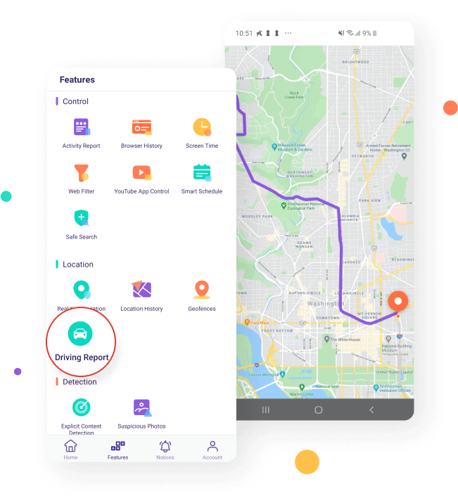 famisafe driving report