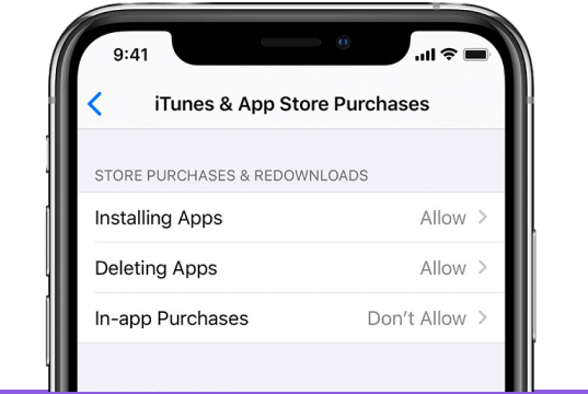 app store parental control