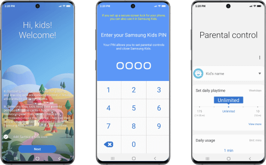 Control parental Samsung: Modo para niños en Samsung