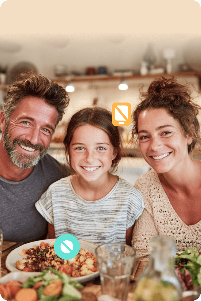 Limit phone use to enjoy screen-free family time