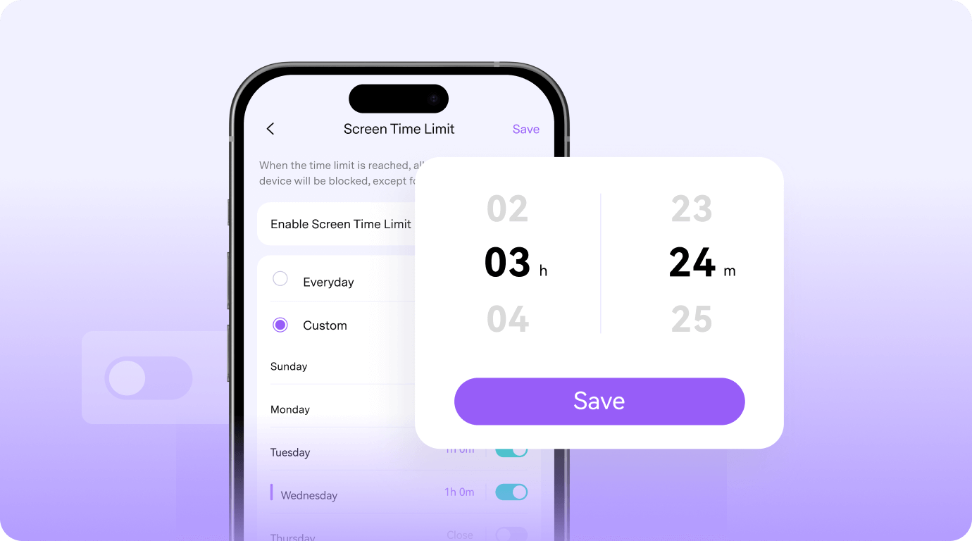 Limit Screen Time on Devices