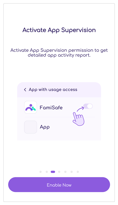 famisafe sms tracker -überwachung der App gewähren