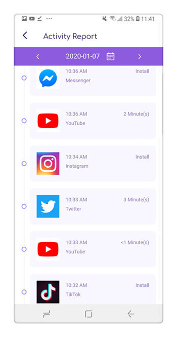 FamiSafe Activity Report