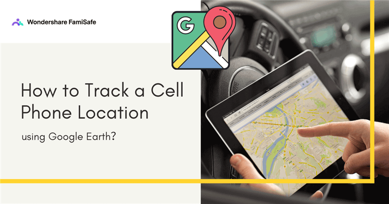 how to locate a cell phone with google earth