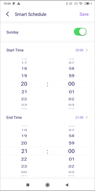 famisfe45 screen time - set up smart schedule