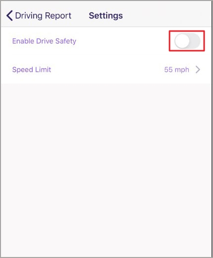 enable FamiSafe driving report on iPhone