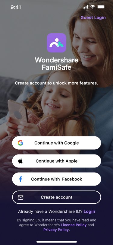 register famisafe account