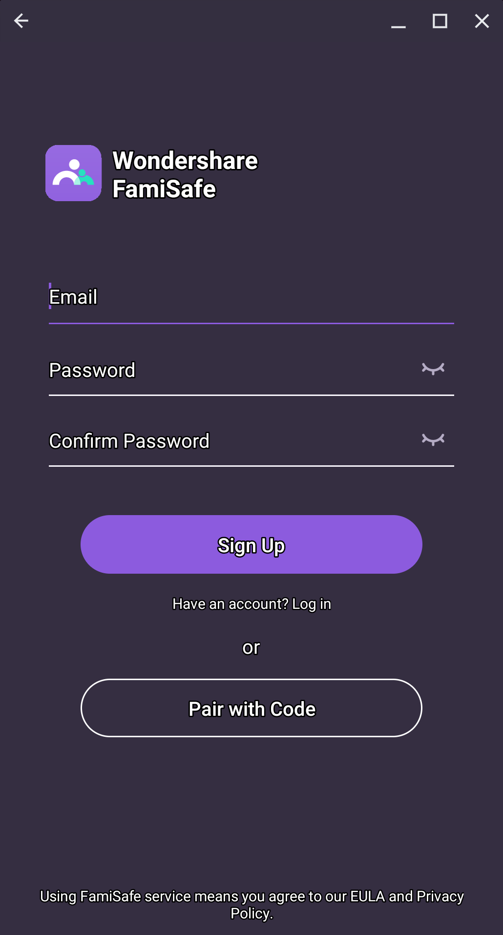 set up famisafe jr app