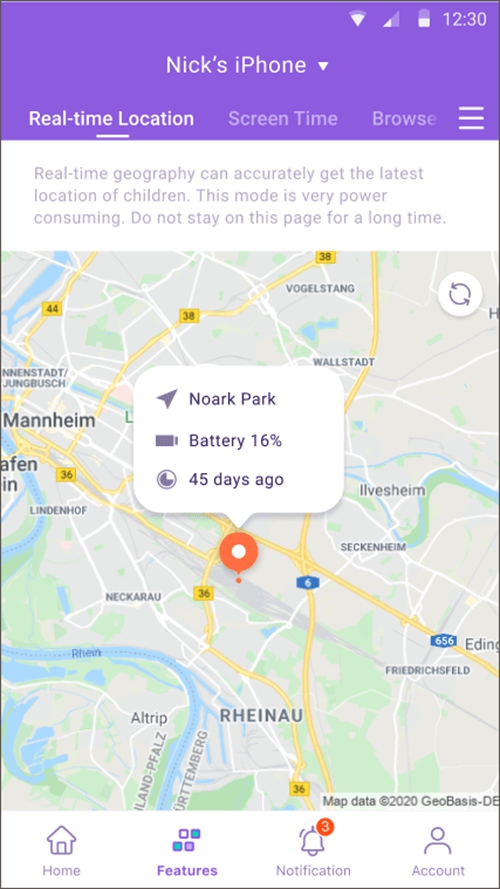 FamiSafe Real-Time Location - iOS
