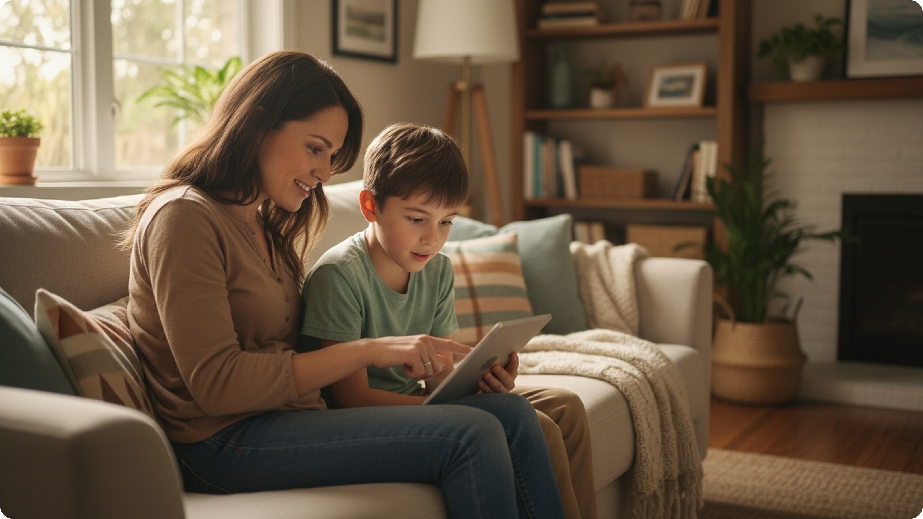 Bennett family setting app limits